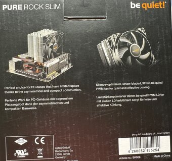 BE QUIET PURE ROCK SLIM chladič CPU - 3