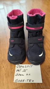 Zánovní dětské boty Superfit velikost 35 - 3