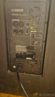 2x YAMAHA dxs 15 aktivní dřevěný subwofer reprobox - 3