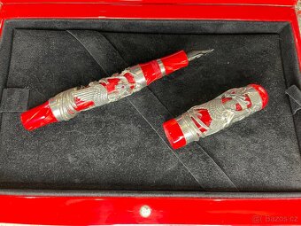 Luxusní stříbrné sběratelské pero Montegrappa Eternal Bird - 3