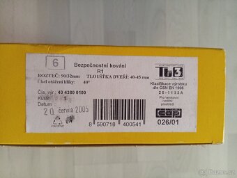 Bezpečnostní kování Rostex R1 - 3