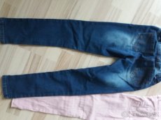 Prodám dvoje kalhoty na dívku, velikost 140-146 - 3