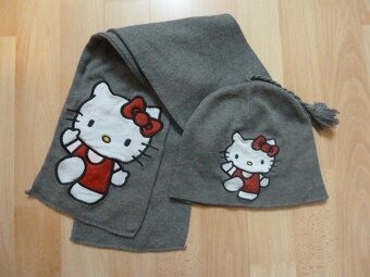 2x set Čepice & šála Hello Kitty H&M 1-3 roky - 3