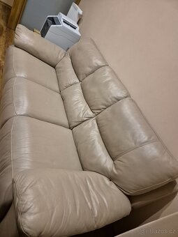 Prodám koženou sedací soupravu 3+2+1 - 3