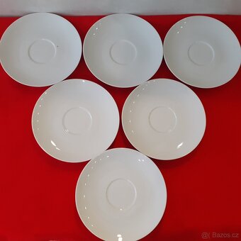 dezertní porcelánové talířky + porcelánové misky - 3