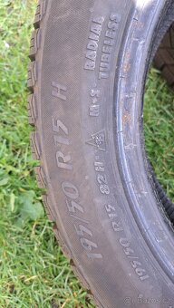 Prodám pneumatiky letní. 195,50,R 15,H 2x - 3