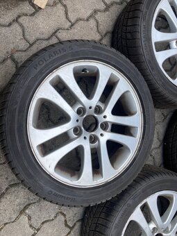 Alu disky 5x120 z vozu BMW řada 3, pneu zimní - 3