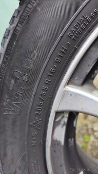 4ks ALU kola Platin 5x112, 6,5Jx16 ET45+ zimní pneu Nokian - 3