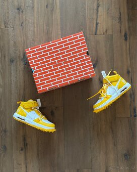Nike Air Force 1 Mid Off-White Varsity Maize - 3
