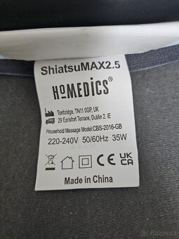 Masážní podložka Shiatsu HoMedics SHIATSU MAX  2.0 - 3