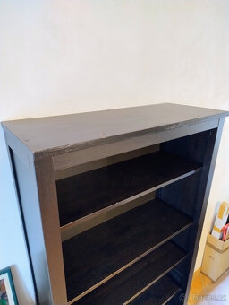 Knihovna Ikea Hemnes masiv černá - 3