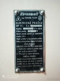 PRODÁM UNIKÁTNÍ PRAČKU - 3