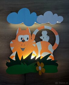 Nástěnné svítidlo pro děti Kočka LED 1 W - 3