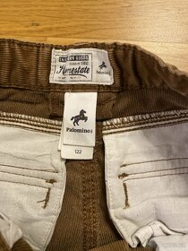 Manzestrove kalhoty, vel. 122 - 3