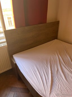 Manželská postel 140x200cm + rošt - 3