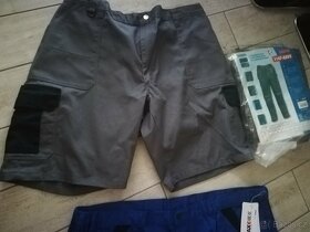 Kalhoty, kraťasy pracovní, montérky, nenošené, nové, vel.64 - 3