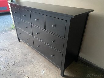 IKEA Hemnes komoda s 8 zásuvkami - černohnědá - 3