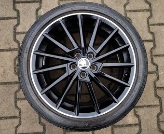 Alu kola originál Škoda Fabia III, Rapid 5x100 R17 Torino - 3