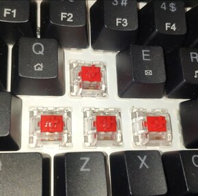Klávesnice Dieyra RED SWITCH náhradní KEYCAPY DOPRAVA CZ/SK - 3