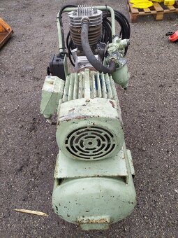 Kompresor 1,1 kW, 380 V, domácí výroba, hadice, kabel - 3