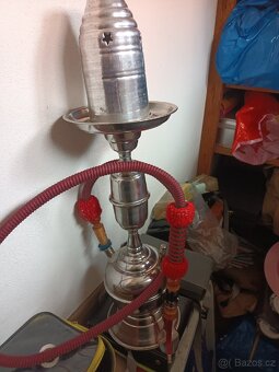 Prodám vodní dýmku nerezovou 65 cm⁰ - 3
