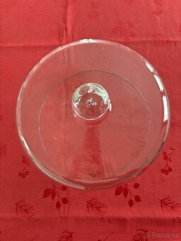 Velký skleněný poklop - průměr 29 cm - výška 24 cm - 3
