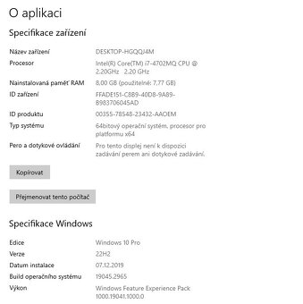 Lenovo IdeaPad Z510,i7-4702MQ,WIN 10,HDD 1TB,RAM 8GB,15.6 pa - 3