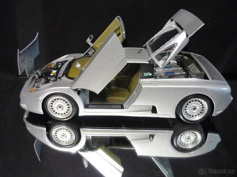 Bugatti EB110 stříbrné Bburago 1/18 - 3