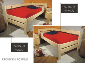 Zvýšená postel z masivu NIKI NR SENIOR - 3