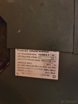 Kotel na tuhá paliva Verner p45 - 3