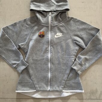 Nike Tech Fc Barcelona šedá mikina - 3
