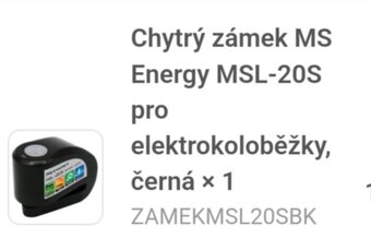 E-koloběžka MS Energy m10 + příslušenství - 3