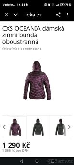 Dámská oboustranná bunda velikost l značka cxs - 3