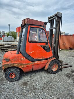 Vysokozdvižný vozík LINDE H35D, nosnost 3500Kg, diesel - 3