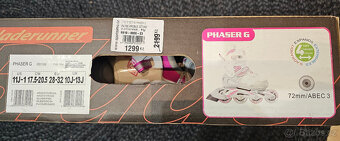 Dívčí kolečkové brusle, rostoucí - vel. 28-32 - 3