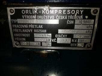 Kompresor Orlík tříválec PKS 50 3-JSK 75 , 7,5 kW - 3