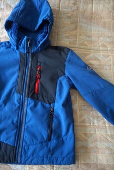 Modrá softshellová zateplená bunda McKinley v.116 - 3