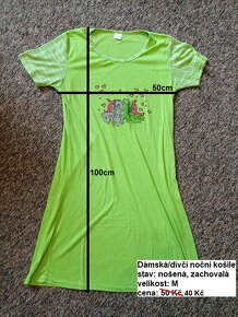 Dámské oblečení (trička,tílka,topy,košile) a pyžama - sleva - 3