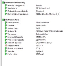 Dell Inspiron 15 (Intel, 4GB, 250GB, zachovalý) - 3