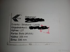 Lakovaná kuchyňská dvířka - 3