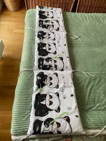 Mantinel do postýlky Panda 180 cm - 3