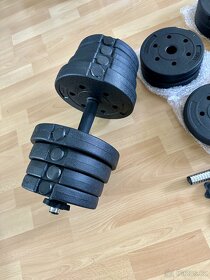 Cinky rozkládací 15x2 (30kg) + rukavice sport - 3