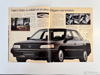 Prospekt Subaru rok 1990 francie - 3