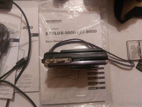 Olympus Mju 9000 černý, jako nový. - 3