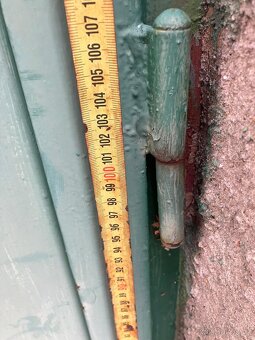 Plechová dvoukřídlá vrata garážová - 3