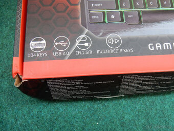 Herní podsvícená klávesnice no fear - 3