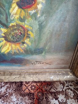 Starožitný obraz z roku 1942 - větší rozměr - 3