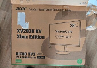 Herní 4K monitor Acer Nitro “28” XV282K. HDMI 2.1 , 144Hz - 3