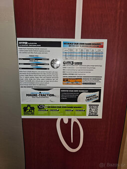 NOVÁ snowboard DOSKA GNU HYPER 160 - 3