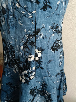 Vzorované šaty vel. L - 3